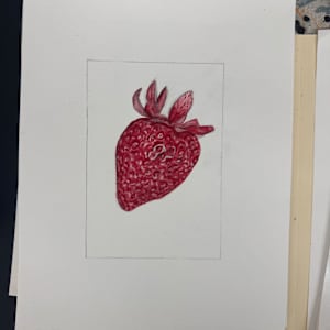 Monochromatic Strawberry by Ashley Chesna, Image 1.