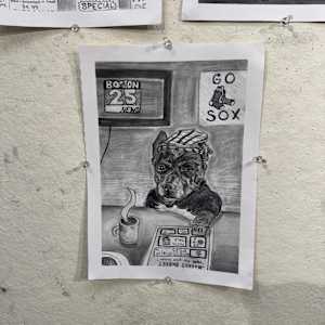 Dog Graphite Drawing Series by Ashley Chesna, Image 7.