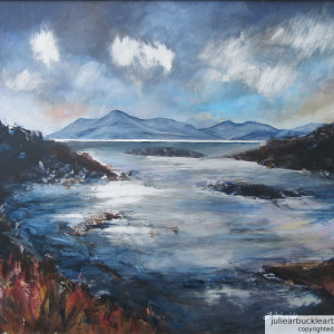 Skye from the Kyle Train by Julie Arbuckle