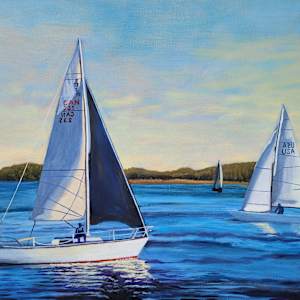 Regatta Day, Charlottetown by Goldie Gillis, Image 1.
