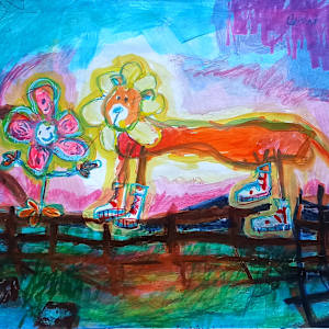 Le lion et la fleur by Maïa Perron, Image 1.