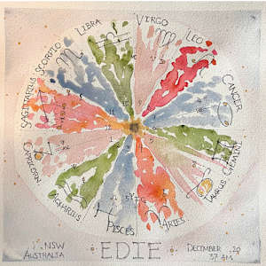Edie - Commissioned Natal Chart + Interpretation by HavreMai Art, Image 1.