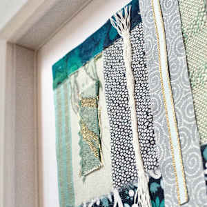 Blue collage by Erin Coppin, Image 2.