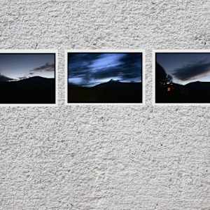 In Progress:  Vermont Night Drive Triptych by Lisa Blonder, Image 4.