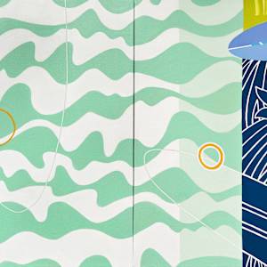 No Shoes. No Shirt. No Problems. (diptych) by Kristen Guest