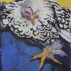 Yellow & Blue Hen by renée  alyson, Image 1.