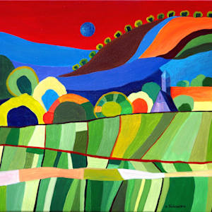 In the blue glow by Grażyna Tarkowska, Image 1.