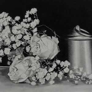 Blooms and Brass in Silent Dialogue! by Ritu Bajaj, Image 1.