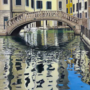 Reflections under the bridge by Ritu Bajaj, Image 1.