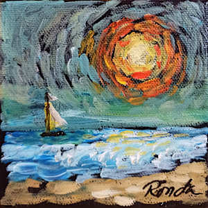 Mini Seascape #1 by Ronda Richley