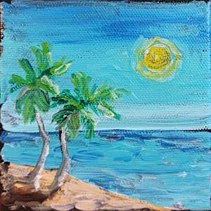 Mini Seascape #2 by Ronda Richley