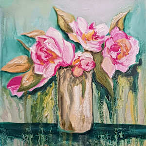 Pink Blooms by Ronda Richley