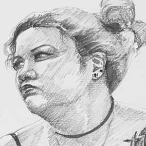Lady with Tattoos by Hima  Jain, Image 2.