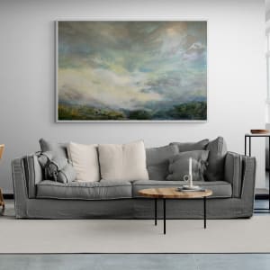 Wild Hope by Alex McIntyre  Image: white wall, grey sofa context mock up
