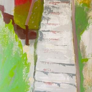 Dog Descending a Staircase by Kimberleigh Wood, Image 1.