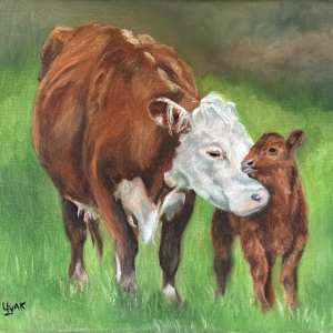 Cows in Pasture by Letitia Uyak, Image 1.