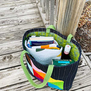 Spare Block Quilted Tote by Ben Millett, Image 3.