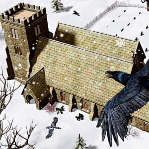 Church Ravens by Peter J Sucy Digital Arts