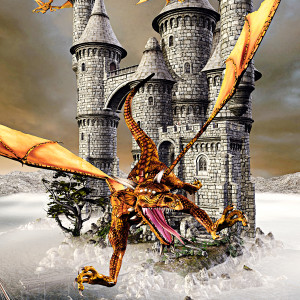 Dragon Castle Isle by Peter J Sucy Digital Arts
