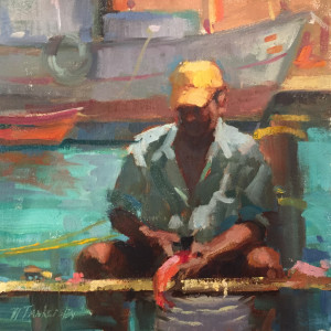 Caribbean Fisherman by Nancy Tankersley
