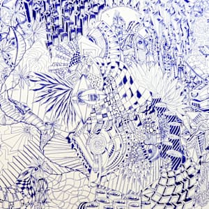 Blue Mirror 1 by Sam Noten - Samantha V.P. Noten, Image 1.