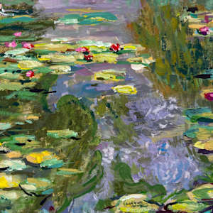 After Monet’s “Water Lilies” 1914 by Susan Lynne Peters, Image 1.