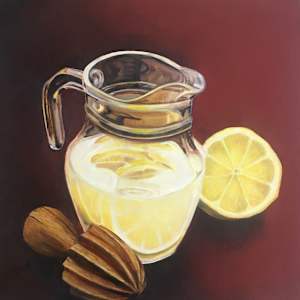 WHEN LIFE HANDS YOU LEMONS  Series: Not So Still Life by Barbara Rielly, Image 1.