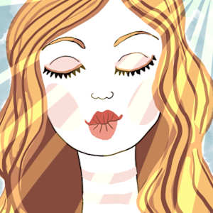 Sun-kissed mixed media artwork by Lisa Casineau by Lisa Casineau, Image 1.
