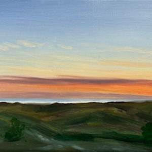 South Through The Dunes at Sunset by Ariel Davis, Image 1.