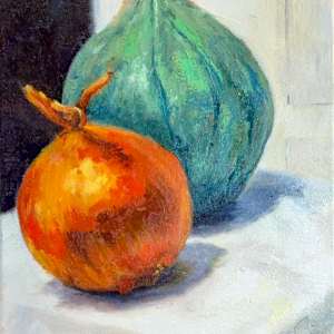 Onion and Gourd by Danna Vanderford, Image 1.