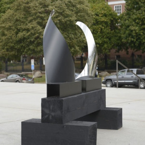 Bushnell Plaza Sculpture Garden, Hartford, CT (Gestures Yin & Yang) by Joe Gitterman 