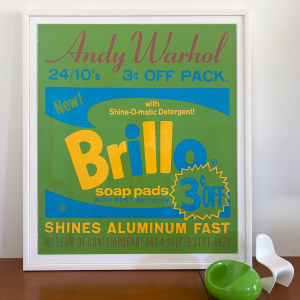 Brillo Poster - Museum of Contemporary Art by Andy Warhol 