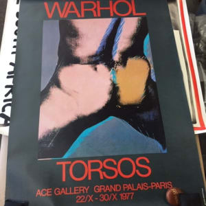 Torsos, Ace Gallery, Paris  UNFRAMED by Andy Warhol 