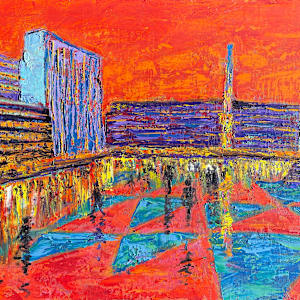 Stockholm Evening by Frances Krebs, Image 1.