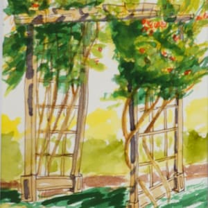 The Old Trellis by Judy Kelly