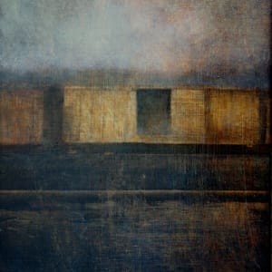 BOXCAR SUNSET (AKA BOXCARS IN GLOAMING) by Charlie Hunter 