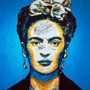 Frida Blue by Havi Schanz 