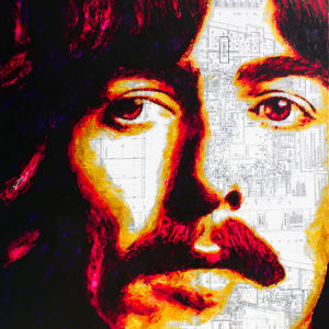 Beatles x4 Square by HaviArt  Image: HaviArt - Beatles - George Harrison