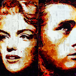 Reconciliation II - James Dean by HaviArt  Image: Reconciliation II - James Dean - Diptych