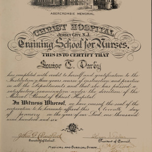 Untitled (1906 Nursing Diploma) 