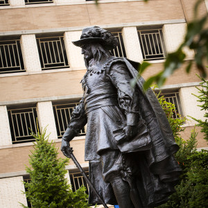Untitled (Sculpture of Peter Stuyvesant) by J. Massey Rhind 
