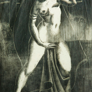 Untitled (Salome Dancing for Herod) by Constance Mary Rowe also known as Sister Mary of the  Compassion, O.P. 