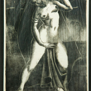 Untitled (Salome Dancing for Herod) by Constance Mary Rowe also known as Sister Mary of the  Compassion, O.P. 