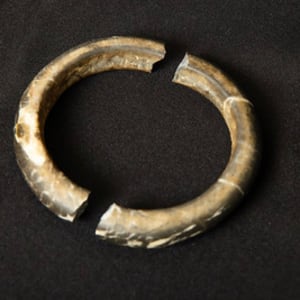 Untitled (Ancient African Stone Arm Bracelet or Armband) by Artist Unknown 