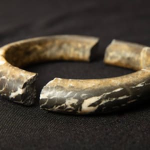 Untitled (Ancient African Stone Arm Bracelet or Armband) by Artist Unknown 