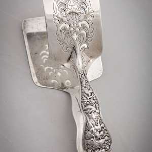 Untitled (Tiffany Asparagus Service Tongs) by Artist Unknown