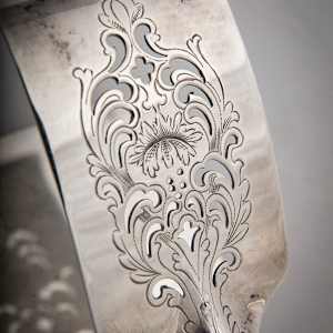 Untitled (Tiffany Asparagus Service Tongs) by Artist Unknown 