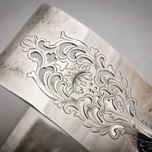 Untitled (Tiffany Asparagus Service Tongs) by Artist Unknown 