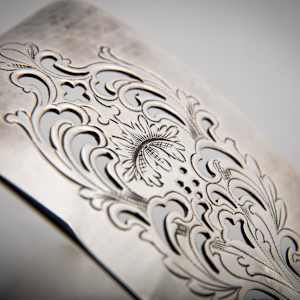 Untitled (Tiffany Asparagus Service Tongs) by Artist Unknown 