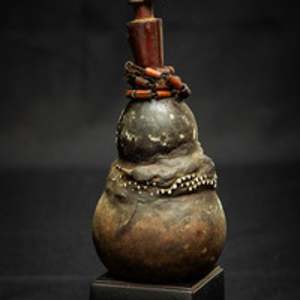 Untitled (African Wood Gourd) by Artist Unknown 